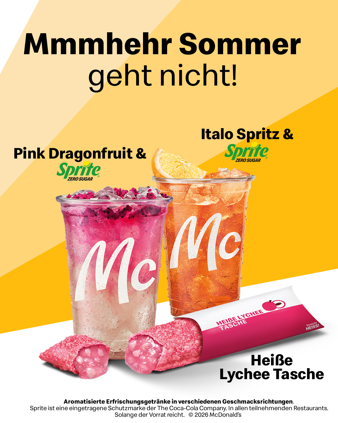 Pink Droganfruit, Italo Spritz & Heiße Lychee Tasche Beitragpos
